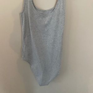 Gap Full Booty Body Suit (M) Heather Gray